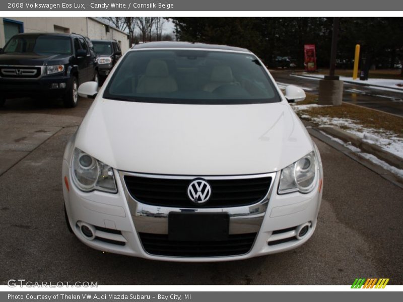 Candy White / Cornsilk Beige 2008 Volkswagen Eos Lux