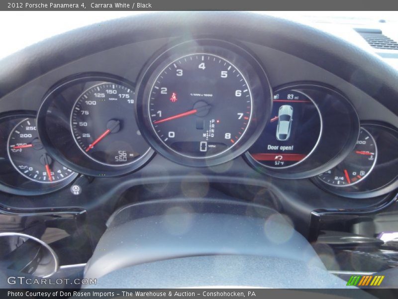  2012 Panamera 4 4 Gauges