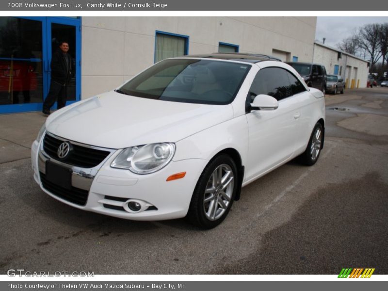 Candy White / Cornsilk Beige 2008 Volkswagen Eos Lux