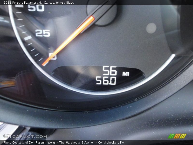 Carrara White / Black 2012 Porsche Panamera 4