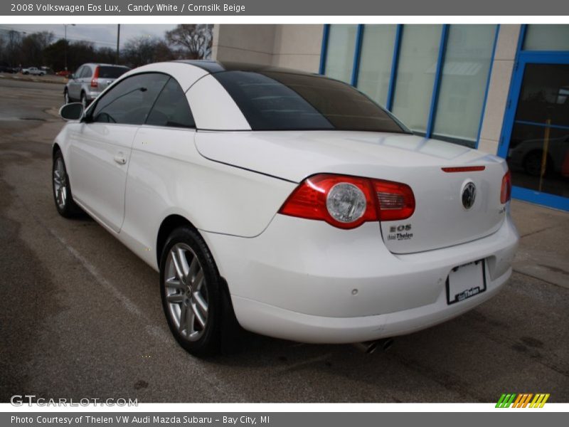 Candy White / Cornsilk Beige 2008 Volkswagen Eos Lux