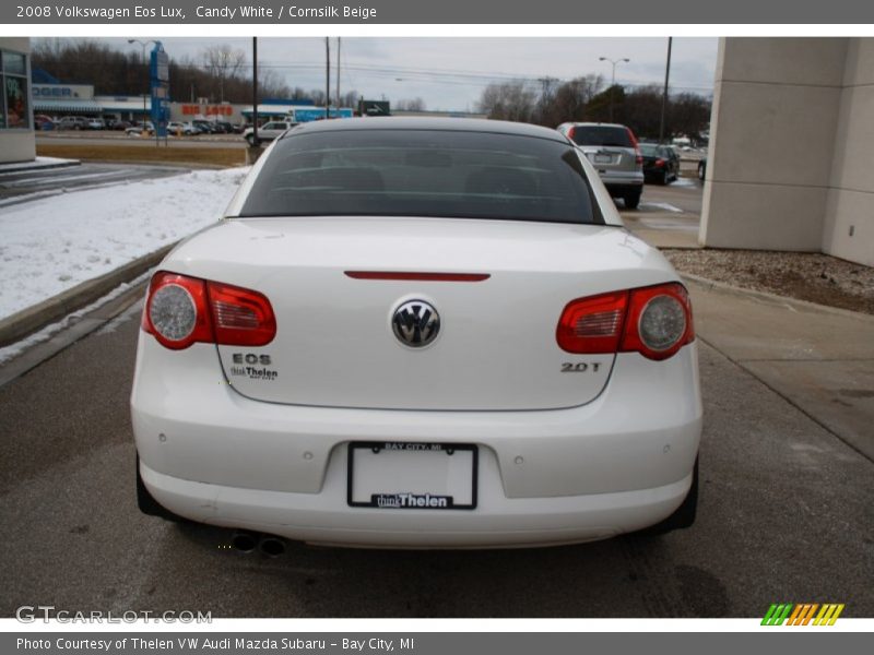 Candy White / Cornsilk Beige 2008 Volkswagen Eos Lux