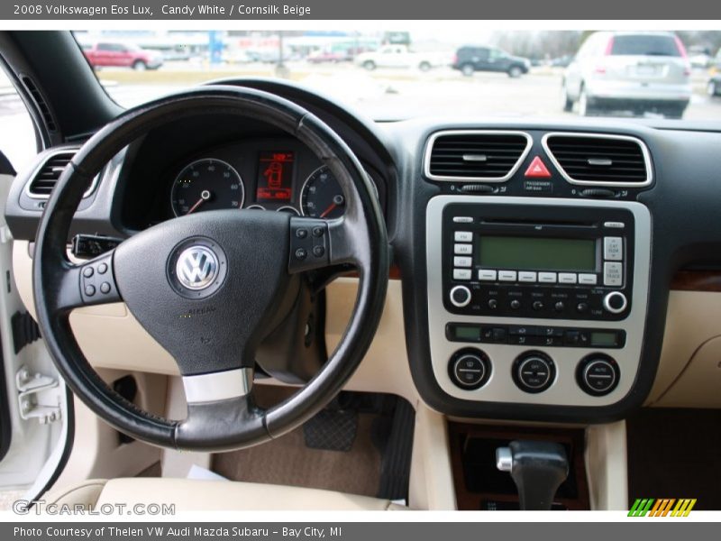Candy White / Cornsilk Beige 2008 Volkswagen Eos Lux