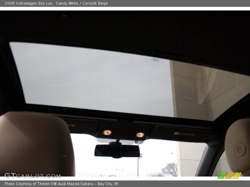 Candy White / Cornsilk Beige 2008 Volkswagen Eos Lux