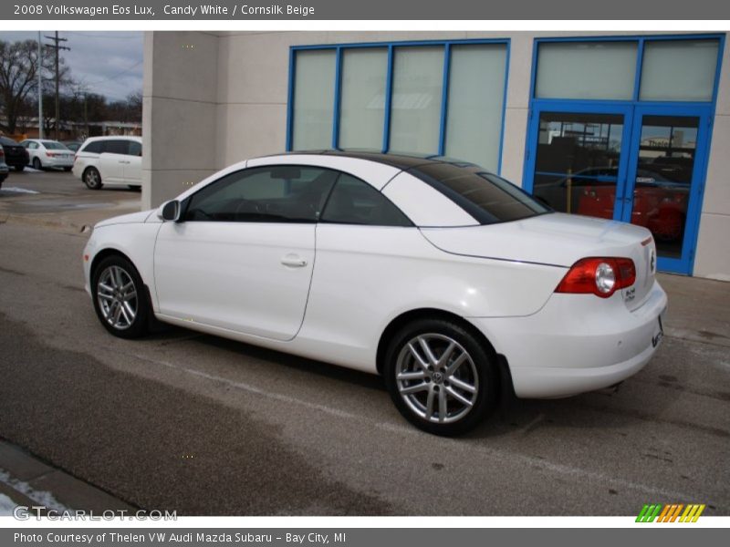 Candy White / Cornsilk Beige 2008 Volkswagen Eos Lux