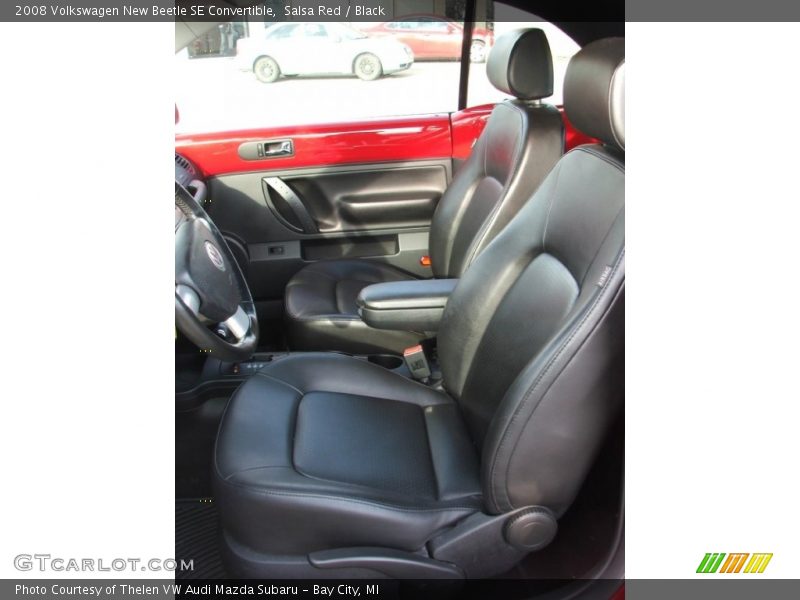 Salsa Red / Black 2008 Volkswagen New Beetle SE Convertible