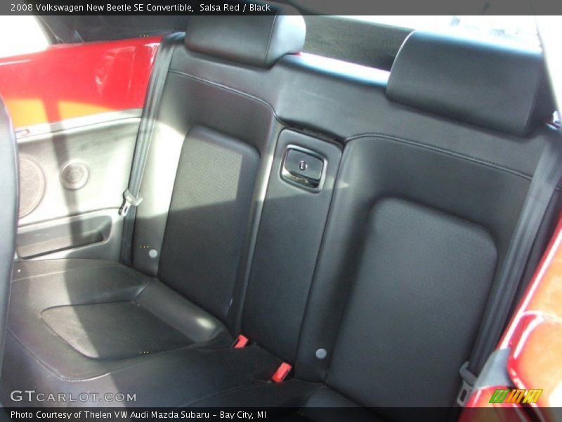 Salsa Red / Black 2008 Volkswagen New Beetle SE Convertible