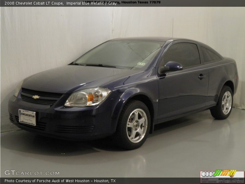 Imperial Blue Metallic / Gray 2008 Chevrolet Cobalt LT Coupe