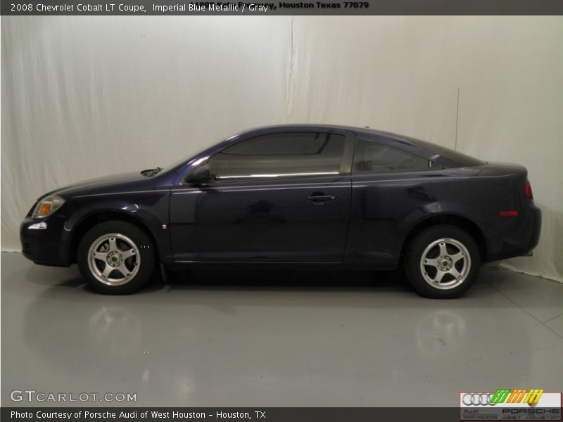 Imperial Blue Metallic / Gray 2008 Chevrolet Cobalt LT Coupe