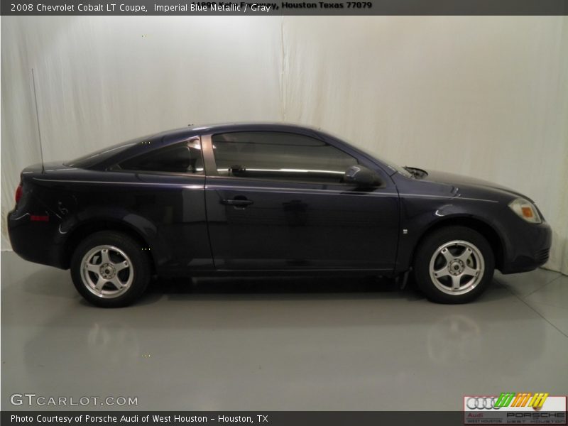 Imperial Blue Metallic / Gray 2008 Chevrolet Cobalt LT Coupe