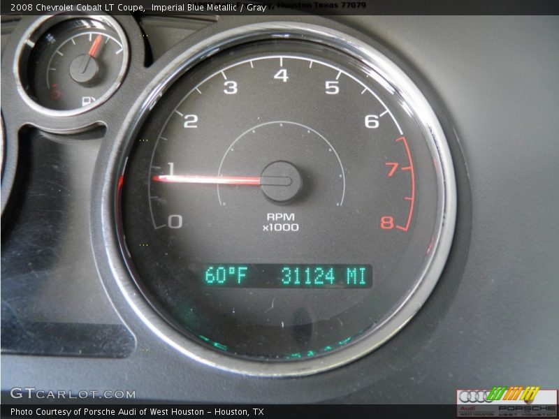 Imperial Blue Metallic / Gray 2008 Chevrolet Cobalt LT Coupe