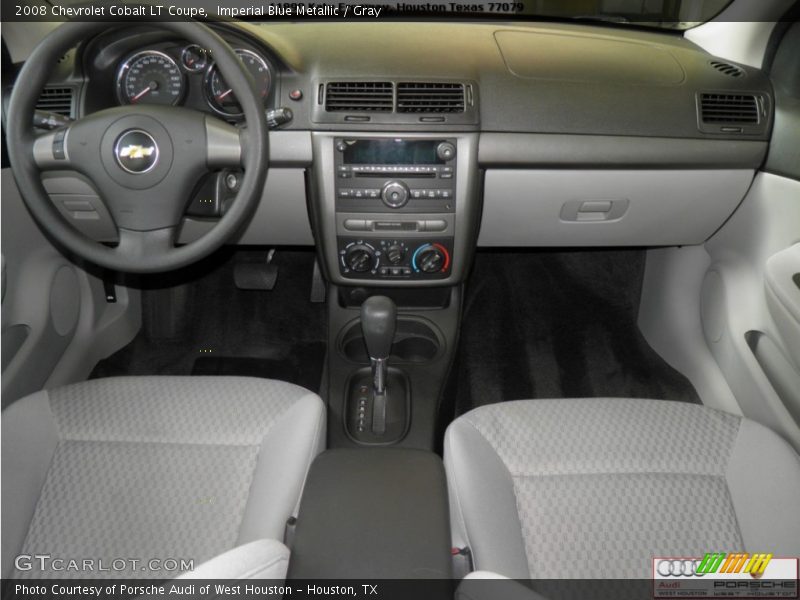 Imperial Blue Metallic / Gray 2008 Chevrolet Cobalt LT Coupe
