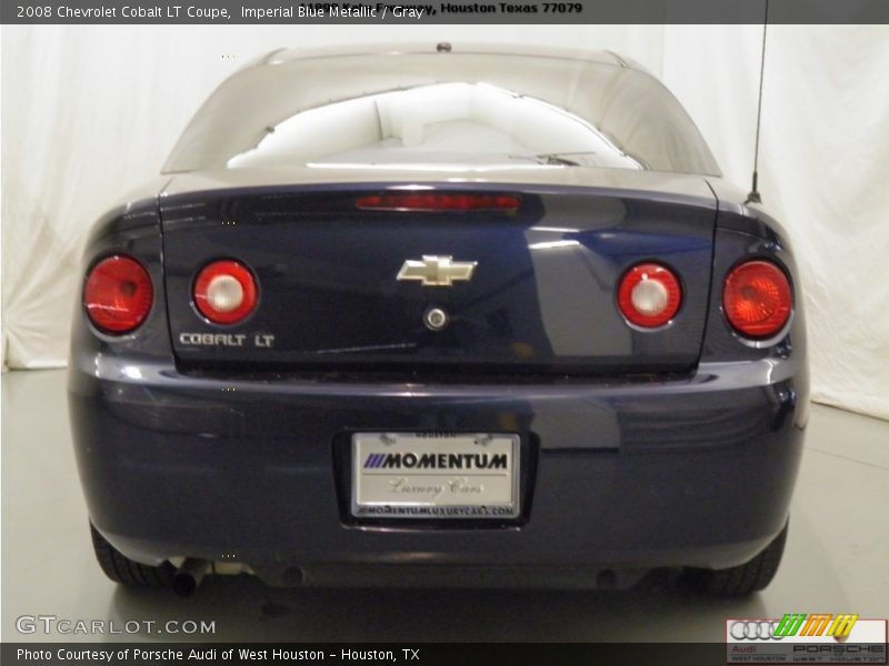 Imperial Blue Metallic / Gray 2008 Chevrolet Cobalt LT Coupe