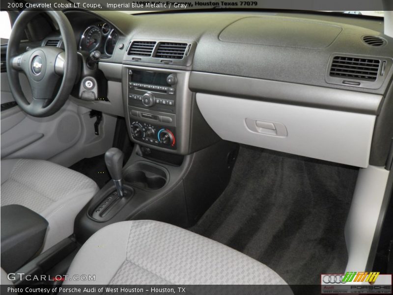 Imperial Blue Metallic / Gray 2008 Chevrolet Cobalt LT Coupe