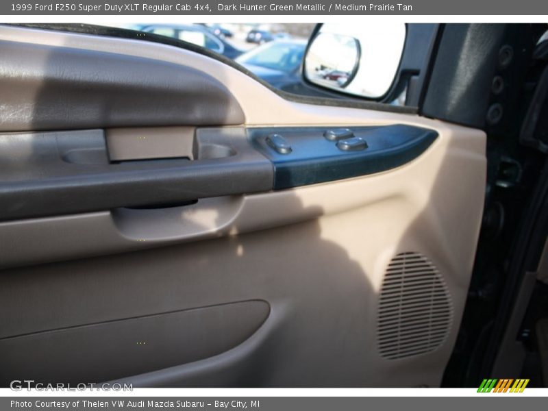 Dark Hunter Green Metallic / Medium Prairie Tan 1999 Ford F250 Super Duty XLT Regular Cab 4x4