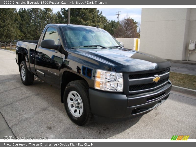 Black / Dark Titanium 2009 Chevrolet Silverado 1500 Regular Cab 4x4