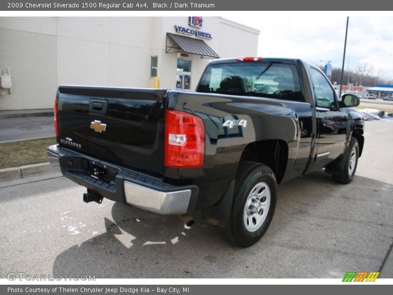 Black / Dark Titanium 2009 Chevrolet Silverado 1500 Regular Cab 4x4