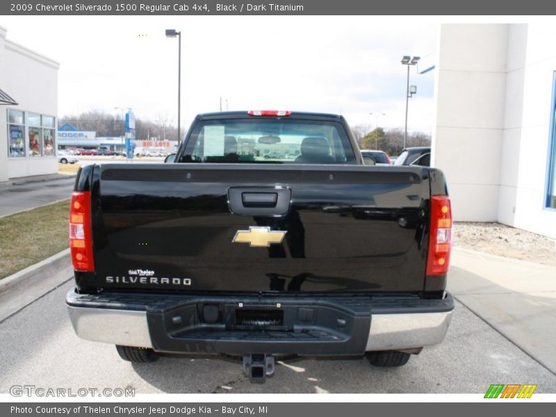 Black / Dark Titanium 2009 Chevrolet Silverado 1500 Regular Cab 4x4
