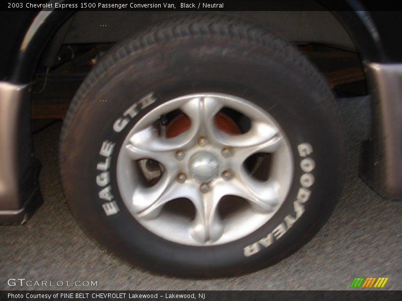 Black / Neutral 2003 Chevrolet Express 1500 Passenger Conversion Van