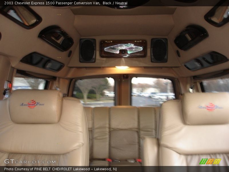 Black / Neutral 2003 Chevrolet Express 1500 Passenger Conversion Van