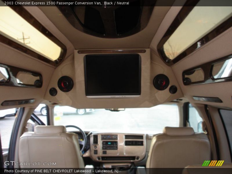 Black / Neutral 2003 Chevrolet Express 1500 Passenger Conversion Van