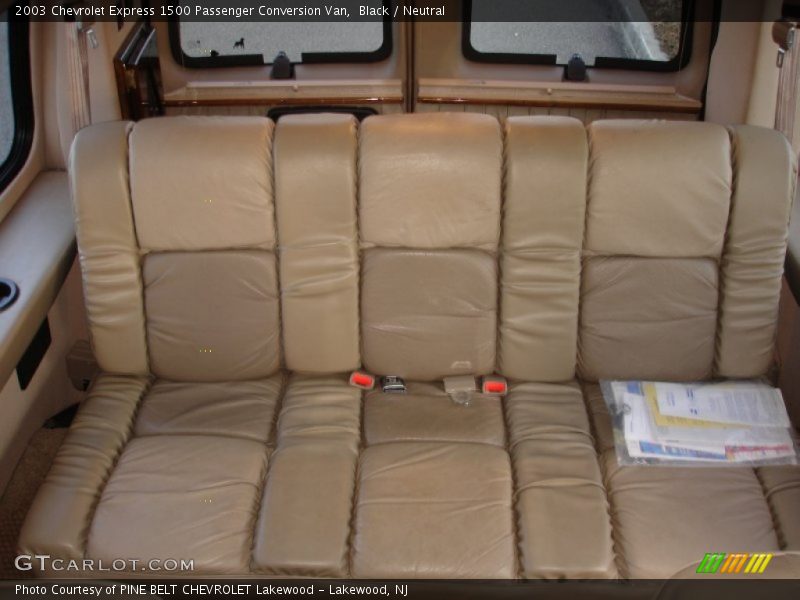 Black / Neutral 2003 Chevrolet Express 1500 Passenger Conversion Van