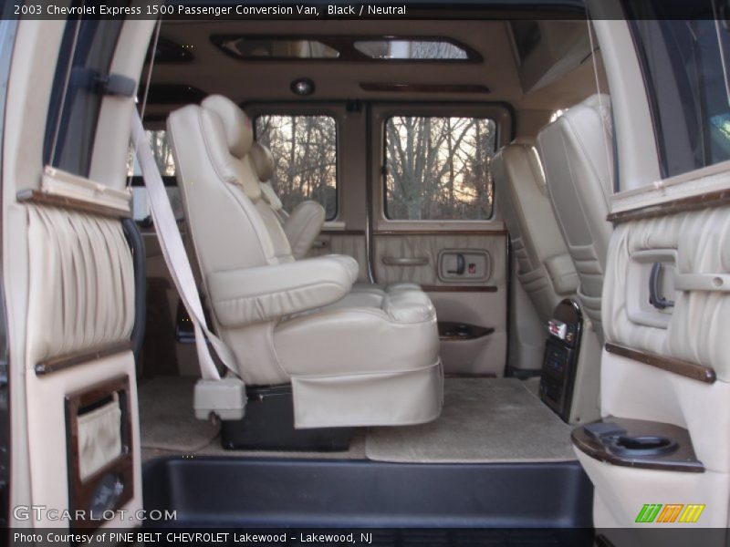 Black / Neutral 2003 Chevrolet Express 1500 Passenger Conversion Van
