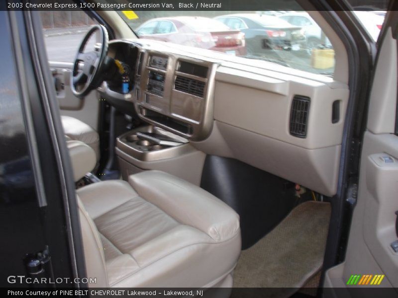 Black / Neutral 2003 Chevrolet Express 1500 Passenger Conversion Van