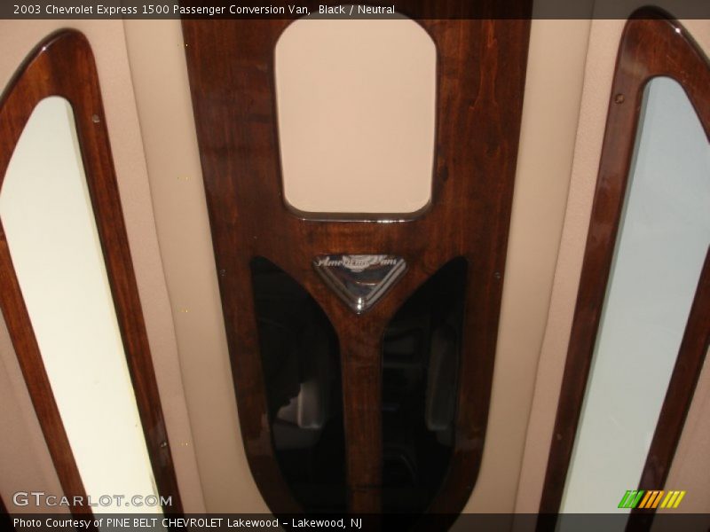 Black / Neutral 2003 Chevrolet Express 1500 Passenger Conversion Van