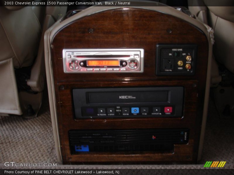 Black / Neutral 2003 Chevrolet Express 1500 Passenger Conversion Van