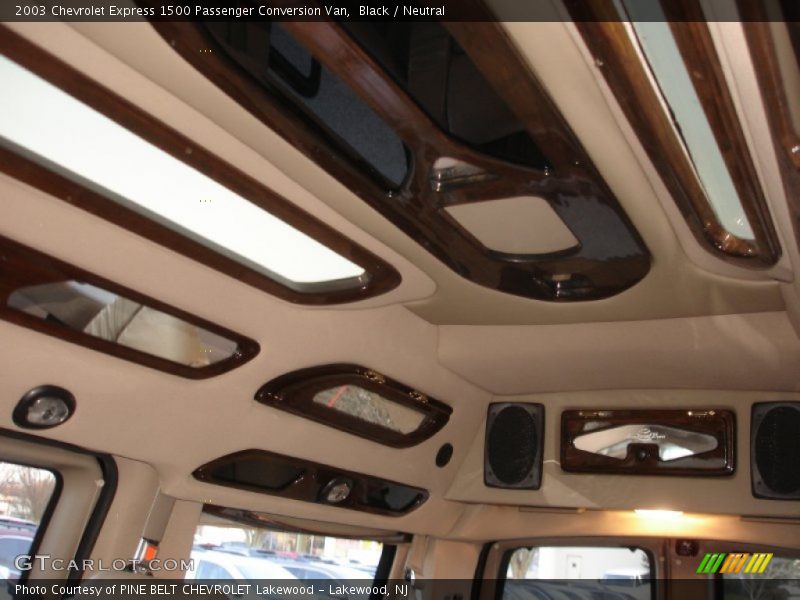 Black / Neutral 2003 Chevrolet Express 1500 Passenger Conversion Van