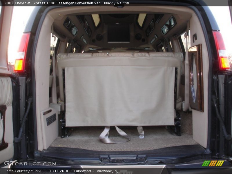 Black / Neutral 2003 Chevrolet Express 1500 Passenger Conversion Van