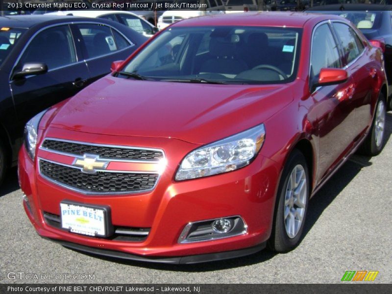 Crystal Red Tintcoat / Jet Black/Titanium 2013 Chevrolet Malibu ECO