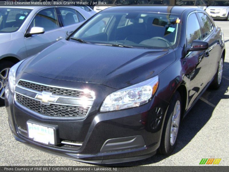 Black Granite Metallic / Jet Black 2013 Chevrolet Malibu ECO