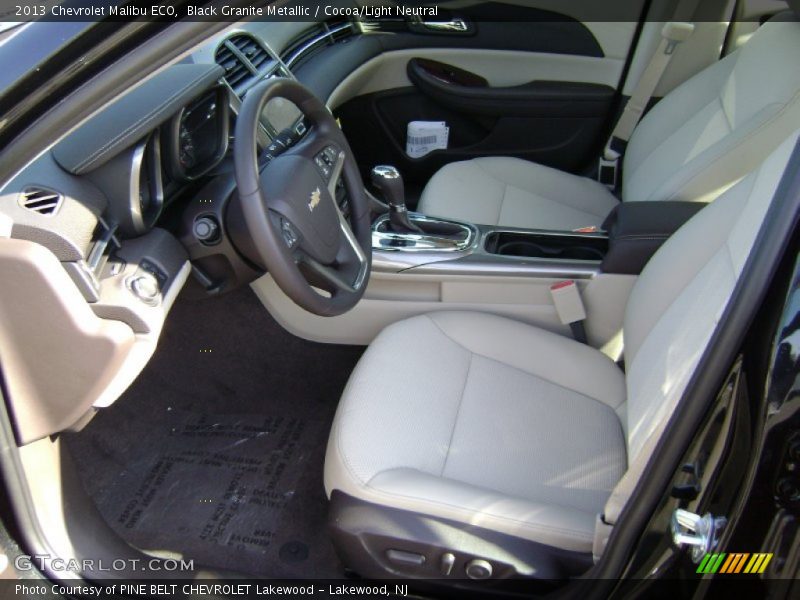 Black Granite Metallic / Cocoa/Light Neutral 2013 Chevrolet Malibu ECO