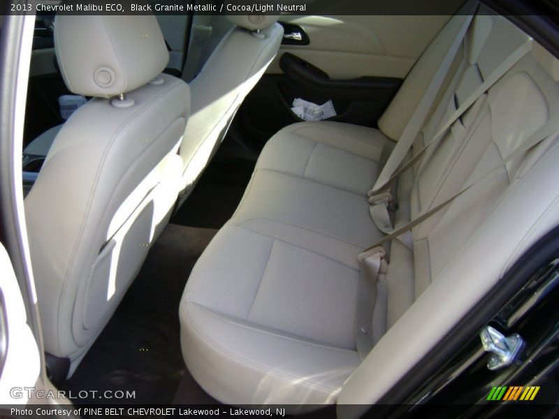 Black Granite Metallic / Cocoa/Light Neutral 2013 Chevrolet Malibu ECO