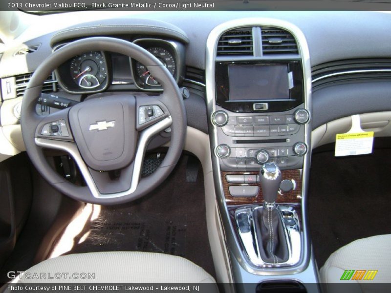 Black Granite Metallic / Cocoa/Light Neutral 2013 Chevrolet Malibu ECO