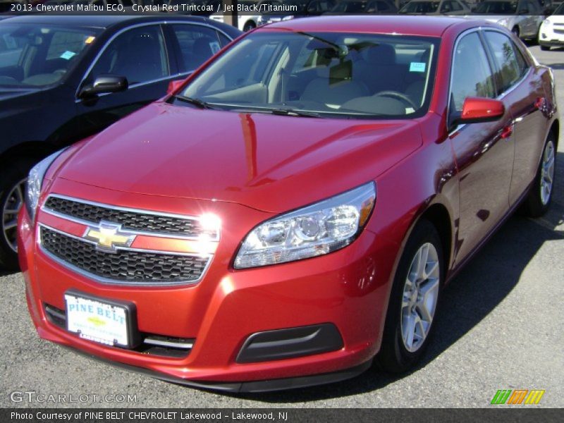 Crystal Red Tintcoat / Jet Black/Titanium 2013 Chevrolet Malibu ECO