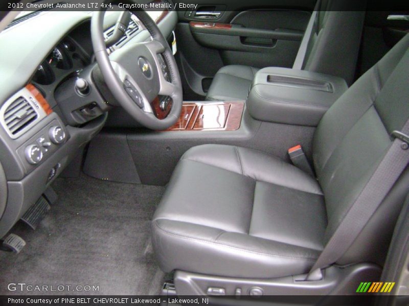 Graystone Metallic / Ebony 2012 Chevrolet Avalanche LTZ 4x4