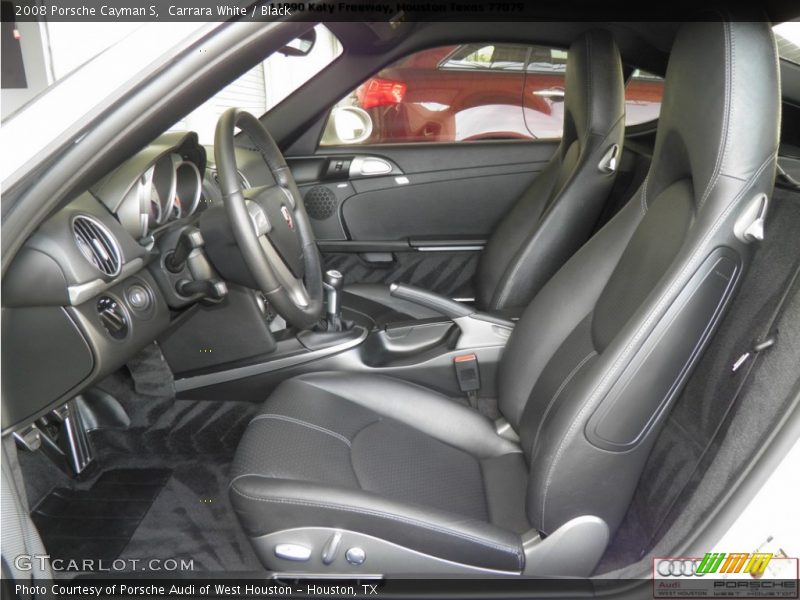 Carrara White / Black 2008 Porsche Cayman S