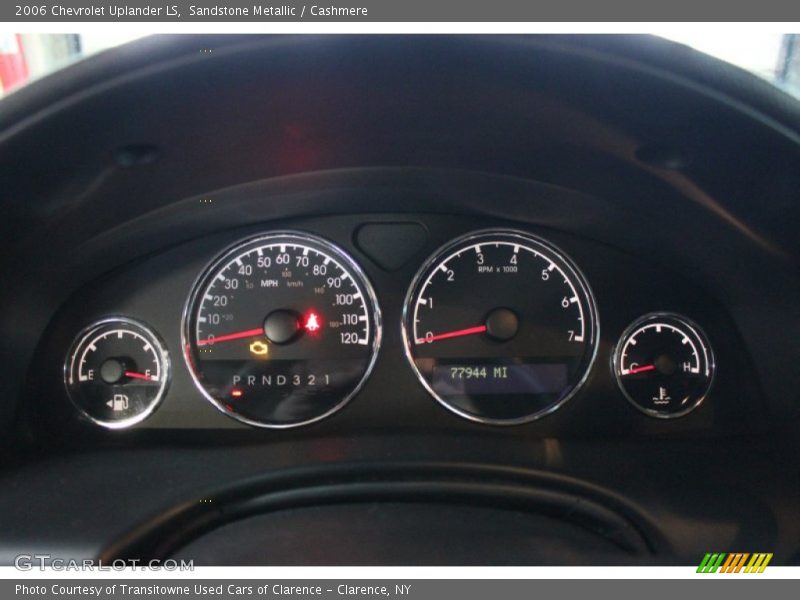 Sandstone Metallic / Cashmere 2006 Chevrolet Uplander LS