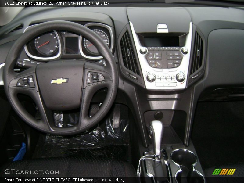 Ashen Gray Metallic / Jet Black 2012 Chevrolet Equinox LS