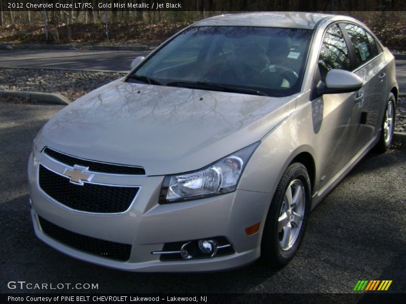 Gold Mist Metallic / Jet Black 2012 Chevrolet Cruze LT/RS