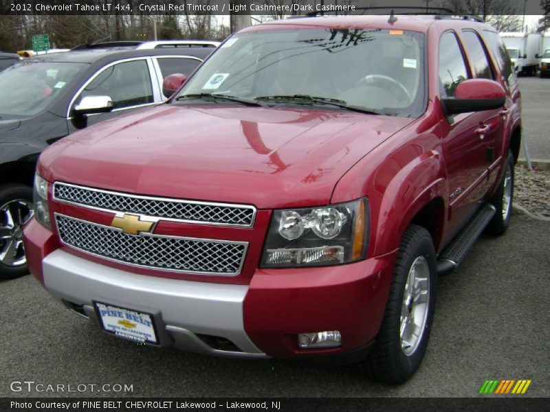 Crystal Red Tintcoat / Light Cashmere/Dark Cashmere 2012 Chevrolet Tahoe LT 4x4
