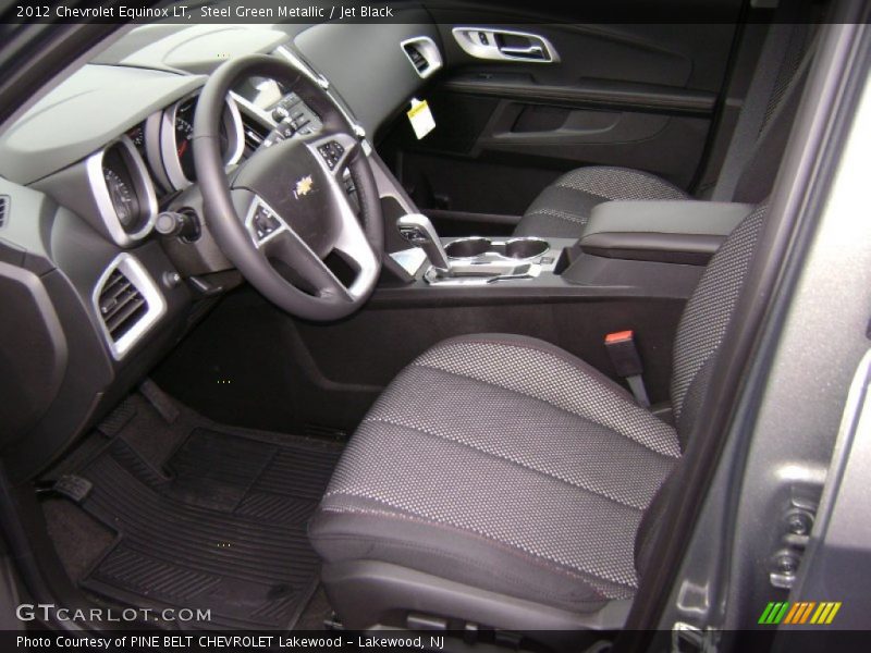 Steel Green Metallic / Jet Black 2012 Chevrolet Equinox LT