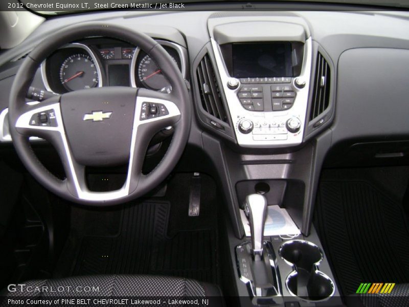 Steel Green Metallic / Jet Black 2012 Chevrolet Equinox LT