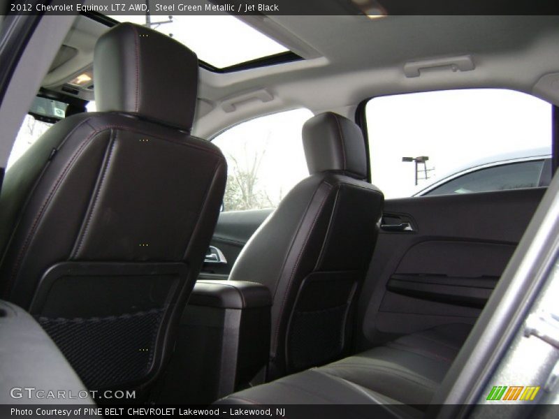 Steel Green Metallic / Jet Black 2012 Chevrolet Equinox LTZ AWD
