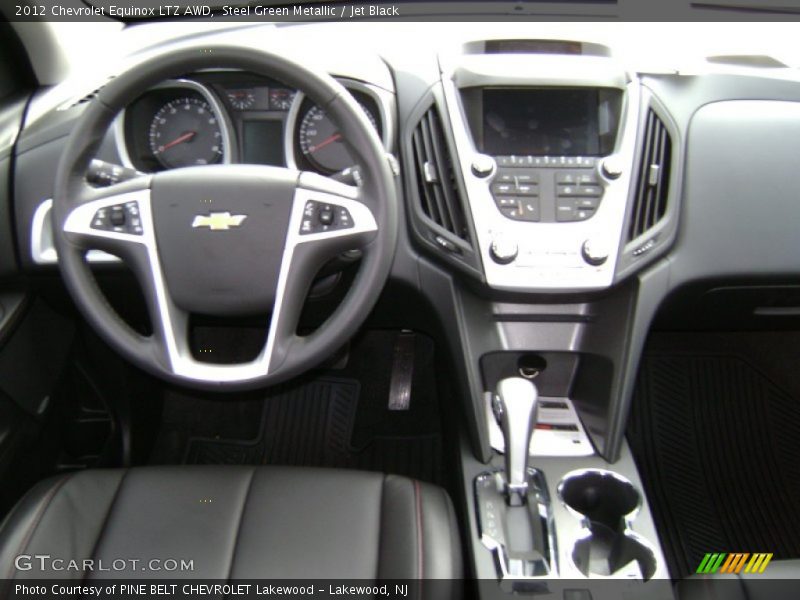 Steel Green Metallic / Jet Black 2012 Chevrolet Equinox LTZ AWD