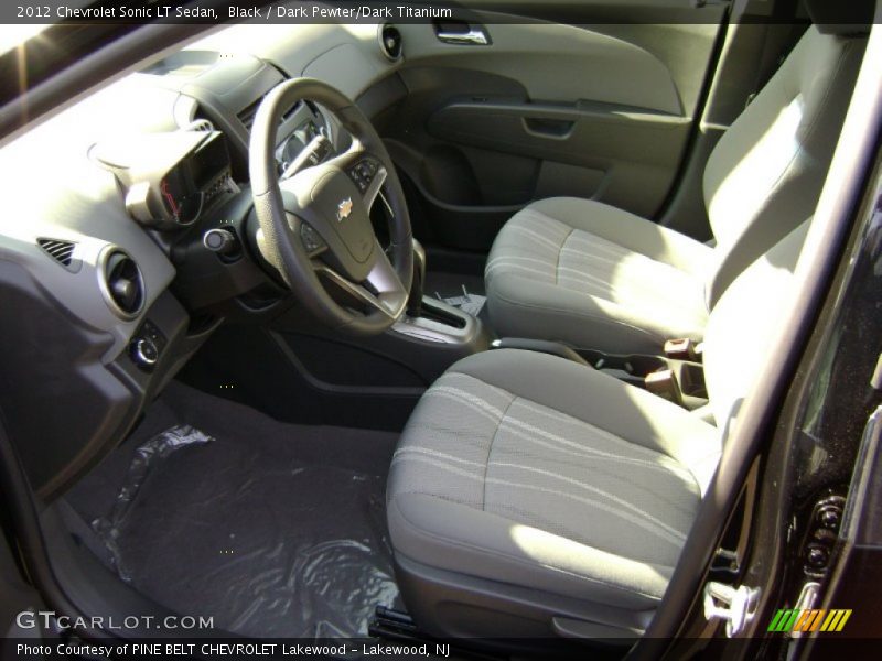 Black / Dark Pewter/Dark Titanium 2012 Chevrolet Sonic LT Sedan