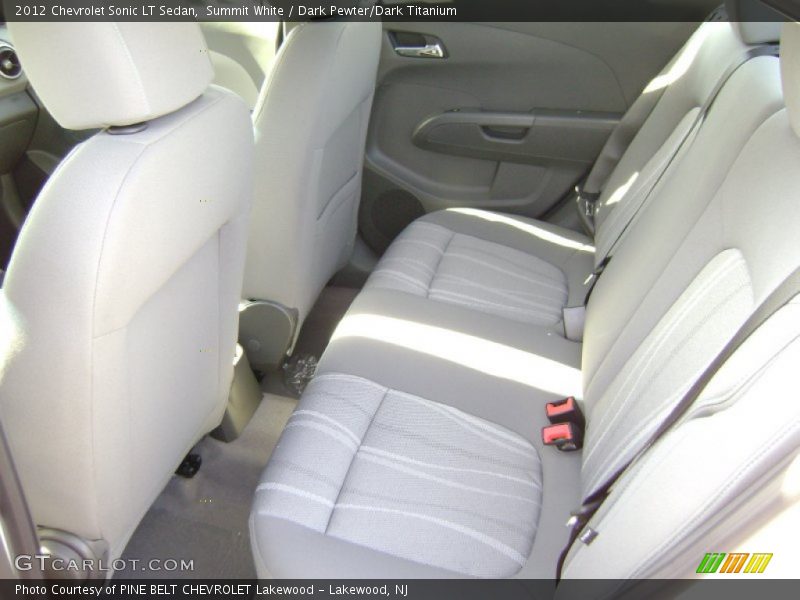Summit White / Dark Pewter/Dark Titanium 2012 Chevrolet Sonic LT Sedan